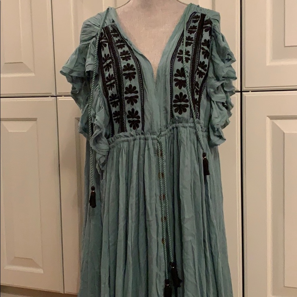 Free People Bali Will Wait For You Midi Dress